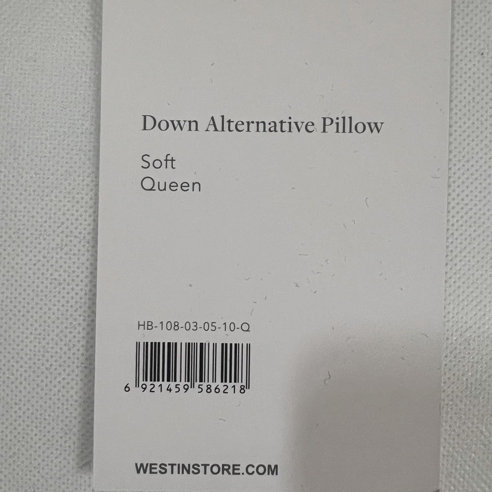 New Queen size pillow